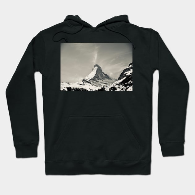 Matterhorn Zermatt / Swiss Artwork Photography Hoodie by RaphaelWolf